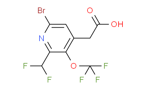 AM180673 | 1804447-88-8 | 6-Bromo-2-(difluoromethyl)-3-(trifluoromethoxy)pyridine-4-acetic acid
