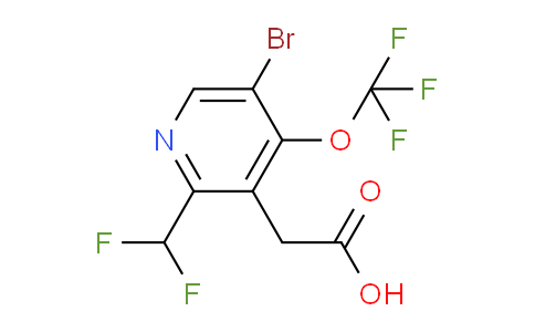 AM180695 | 1804550-50-2 | 5-Bromo-2-(difluoromethyl)-4-(trifluoromethoxy)pyridine-3-acetic acid