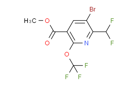 AM180698 | 1804548-53-5 | Methyl 3-bromo-2-(difluoromethyl)-6-(trifluoromethoxy)pyridine-5-carboxylate