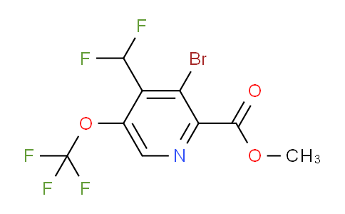 AM180701 | 1804447-52-6 | Methyl 3-bromo-4-(difluoromethyl)-5-(trifluoromethoxy)pyridine-2-carboxylate