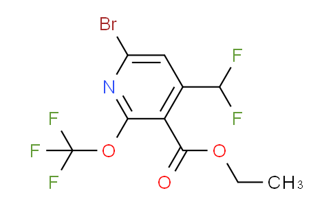 AM180713 | 1804751-10-7 | Ethyl 6-bromo-4-(difluoromethyl)-2-(trifluoromethoxy)pyridine-3-carboxylate