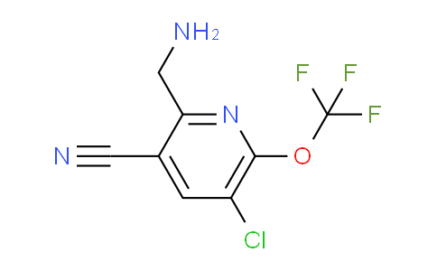 2-(Aminomethyl)-5-chloro-3-cyano-6-(trifluoromethoxy)pyridine