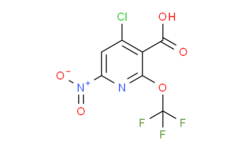 4-Chloro-6-nitro-2-(trifluoromethoxy)pyridine-3-carboxylic acid