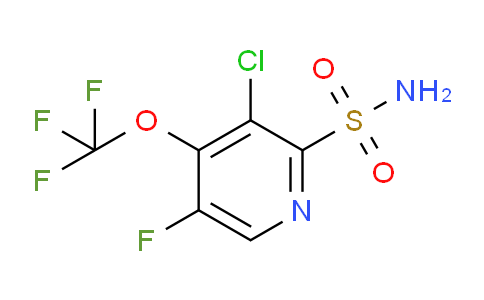 3-Chloro-5-fluoro-4-(trifluoromethoxy)pyridine-2-sulfonamide