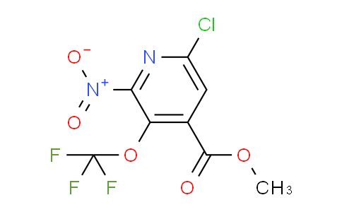 Methyl 6-chloro-2-nitro-3-(trifluoromethoxy)pyridine-4-carboxylate