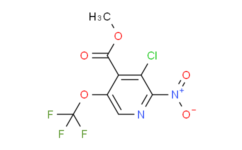 Methyl 3-chloro-2-nitro-5-(trifluoromethoxy)pyridine-4-carboxylate