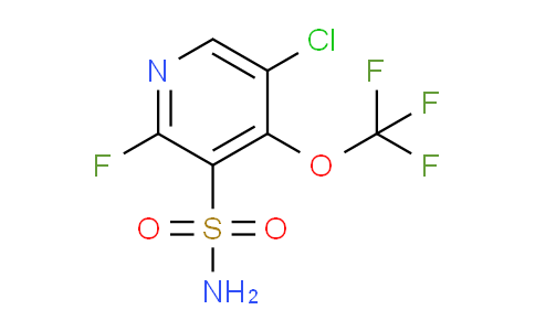 5-Chloro-2-fluoro-4-(trifluoromethoxy)pyridine-3-sulfonamide