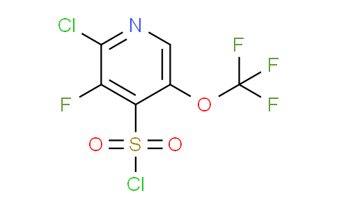 2-Chloro-3-fluoro-5-(trifluoromethoxy)pyridine-4-sulfonyl chloride