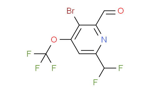 AM180761 | 1803641-34-0 | 3-Bromo-6-(difluoromethyl)-4-(trifluoromethoxy)pyridine-2-carboxaldehyde