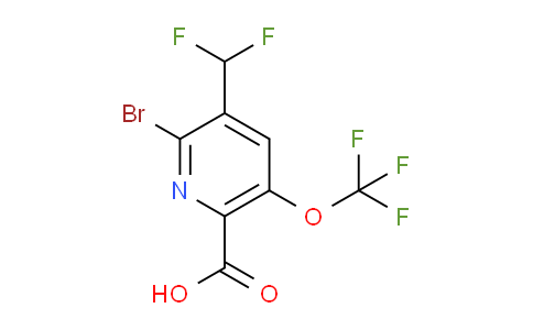 AM180769 | 1803913-85-0 | 2-Bromo-3-(difluoromethyl)-5-(trifluoromethoxy)pyridine-6-carboxylic acid