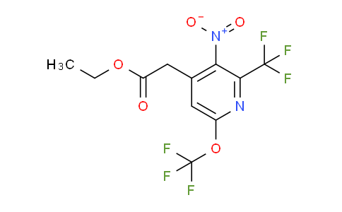 AM18077 | 1361737-02-1 | Ethyl 3-nitro-6-(trifluoromethoxy)-2-(trifluoromethyl)pyridine-4-acetate