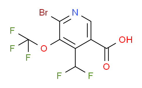 AM180772 | 1804607-01-9 | 2-Bromo-4-(difluoromethyl)-3-(trifluoromethoxy)pyridine-5-carboxylic acid