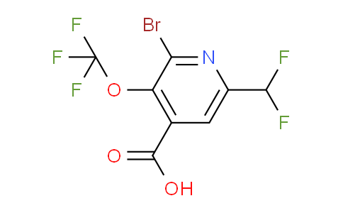 AM180776 | 1804607-06-4 | 2-Bromo-6-(difluoromethyl)-3-(trifluoromethoxy)pyridine-4-carboxylic acid