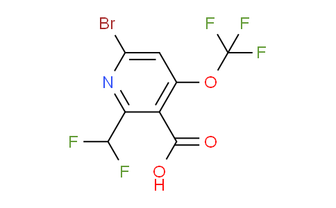 AM180777 | 1806239-77-9 | 6-Bromo-2-(difluoromethyl)-4-(trifluoromethoxy)pyridine-3-carboxylic acid
