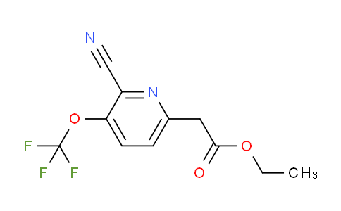 AM18080 | 1361919-74-5 | Ethyl 2-cyano-3-(trifluoromethoxy)pyridine-6-acetate