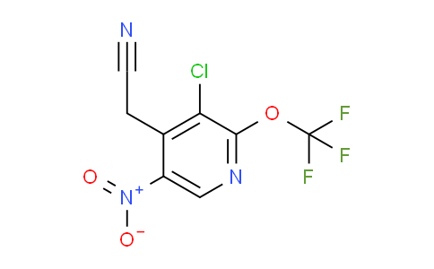 AM180833 | 1804695-42-8 | 3-Chloro-5-nitro-2-(trifluoromethoxy)pyridine-4-acetonitrile