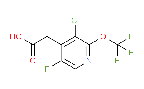 3-Chloro-5-fluoro-2-(trifluoromethoxy)pyridine-4-acetic acid