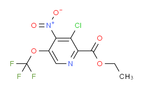 Ethyl 3-chloro-4-nitro-5-(trifluoromethoxy)pyridine-2-carboxylate