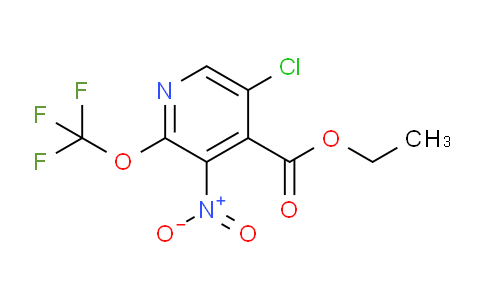 Ethyl 5-chloro-3-nitro-2-(trifluoromethoxy)pyridine-4-carboxylate