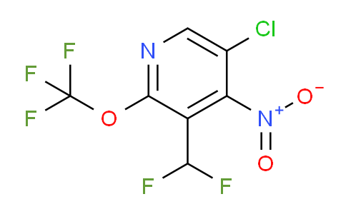 5-Chloro-3-(difluoromethyl)-4-nitro-2-(trifluoromethoxy)pyridine