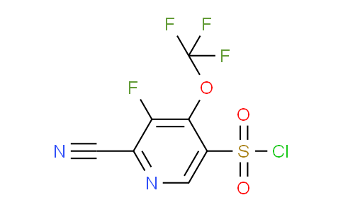 AM180859 | 1804715-93-2 | 2-Cyano-3-fluoro-4-(trifluoromethoxy)pyridine-5-sulfonyl chloride