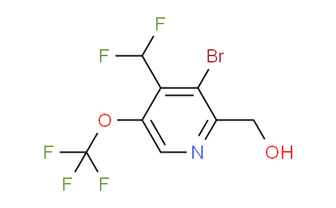 AM180879 | 1804547-21-4 | 3-Bromo-4-(difluoromethyl)-5-(trifluoromethoxy)pyridine-2-methanol