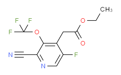 AM180881 | 1804774-79-5 | Ethyl 2-cyano-5-fluoro-3-(trifluoromethoxy)pyridine-4-acetate