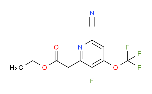 AM180882 | 1804774-83-1 | Ethyl 6-cyano-3-fluoro-4-(trifluoromethoxy)pyridine-2-acetate