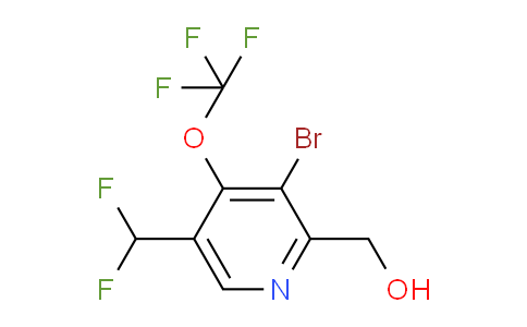 AM180888 | 1804547-35-0 | 3-Bromo-5-(difluoromethyl)-4-(trifluoromethoxy)pyridine-2-methanol