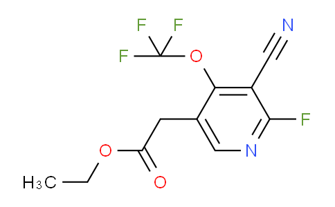 AM180889 | 1806213-83-1 | Ethyl 3-cyano-2-fluoro-4-(trifluoromethoxy)pyridine-5-acetate