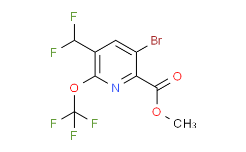 AM180906 | 1806173-12-5 | Methyl 3-bromo-5-(difluoromethyl)-6-(trifluoromethoxy)pyridine-2-carboxylate