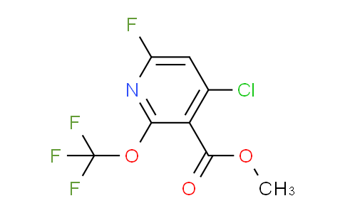 Methyl 4-chloro-6-fluoro-2-(trifluoromethoxy)pyridine-3-carboxylate