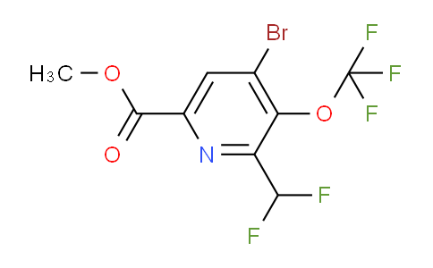 AM180908 | 1803965-94-7 | Methyl 4-bromo-2-(difluoromethyl)-3-(trifluoromethoxy)pyridine-6-carboxylate