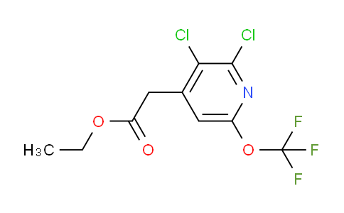 Ethyl 2,3-dichloro-6-(trifluoromethoxy)pyridine-4-acetate