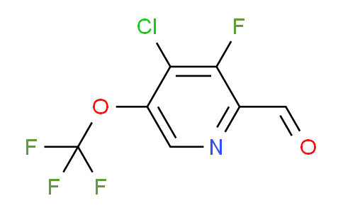 4-Chloro-3-fluoro-5-(trifluoromethoxy)pyridine-2-carboxaldehyde