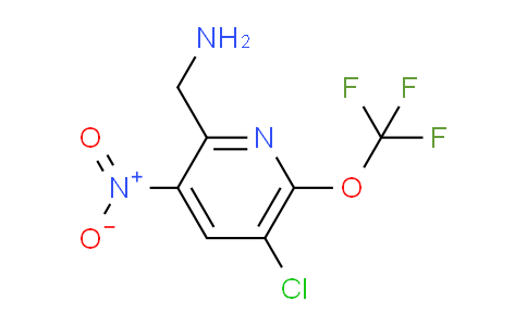 2-(Aminomethyl)-5-chloro-3-nitro-6-(trifluoromethoxy)pyridine