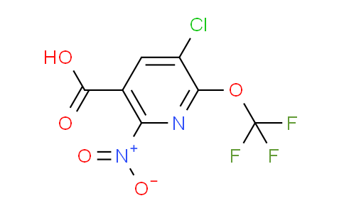 3-Chloro-6-nitro-2-(trifluoromethoxy)pyridine-5-carboxylic acid