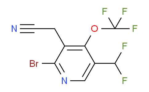 AM180969 | 1803913-33-8 | 2-Bromo-5-(difluoromethyl)-4-(trifluoromethoxy)pyridine-3-acetonitrile