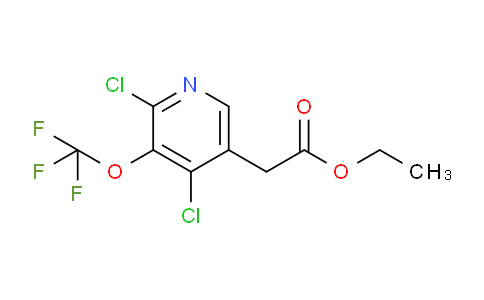 Ethyl 2,4-dichloro-3-(trifluoromethoxy)pyridine-5-acetate