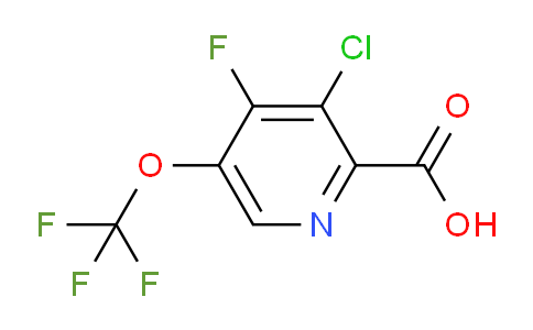 AM180971 | 1804597-26-9 | 3-Chloro-4-fluoro-5-(trifluoromethoxy)pyridine-2-carboxylic acid