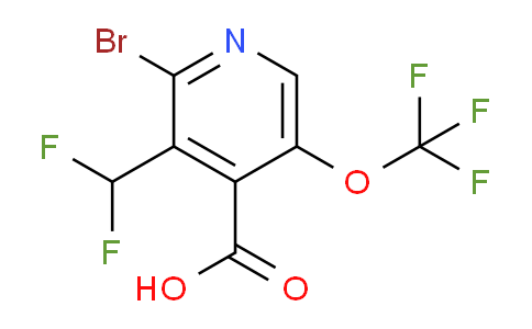 AM180993 | 1804751-51-6 | 2-Bromo-3-(difluoromethyl)-5-(trifluoromethoxy)pyridine-4-carboxylic acid