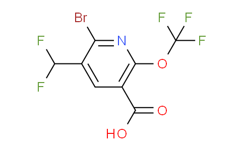 AM180994 | 1803576-60-4 | 2-Bromo-3-(difluoromethyl)-6-(trifluoromethoxy)pyridine-5-carboxylic acid