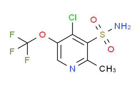 4-Chloro-2-methyl-5-(trifluoromethoxy)pyridine-3-sulfonamide