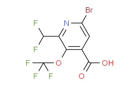 AM181009 | 1803681-25-5 | 6-Bromo-2-(difluoromethyl)-3-(trifluoromethoxy)pyridine-4-carboxylic acid