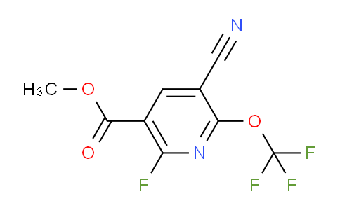 Methyl 3-cyano-6-fluoro-2-(trifluoromethoxy)pyridine-5-carboxylate
