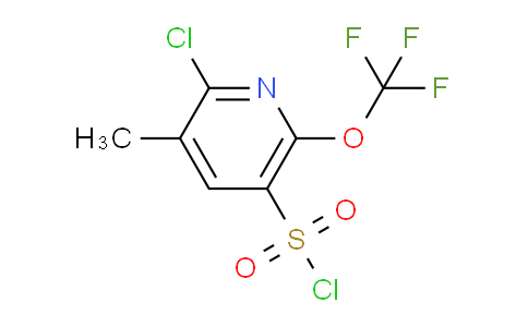 2-Chloro-3-methyl-6-(trifluoromethoxy)pyridine-5-sulfonyl chloride