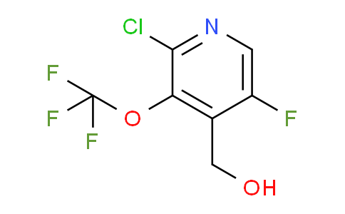 2-Chloro-5-fluoro-3-(trifluoromethoxy)pyridine-4-methanol