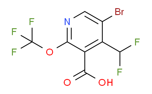 AM181025 | 1806077-10-0 | 5-Bromo-4-(difluoromethyl)-2-(trifluoromethoxy)pyridine-3-carboxylic acid