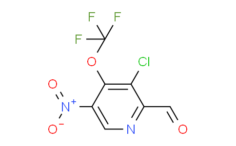3-Chloro-5-nitro-4-(trifluoromethoxy)pyridine-2-carboxaldehyde