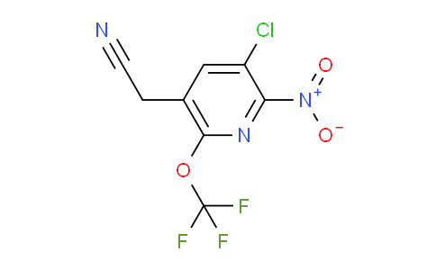 AM181070 | 1806240-31-2 | 3-Chloro-2-nitro-6-(trifluoromethoxy)pyridine-5-acetonitrile